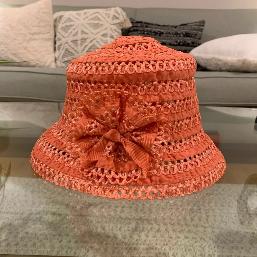 Nordstrom Woven Flowered Cloche